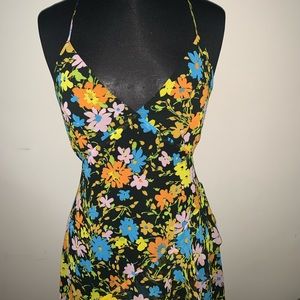 WAYF Long Floral Cami Mermaid Maxi Dress Size M